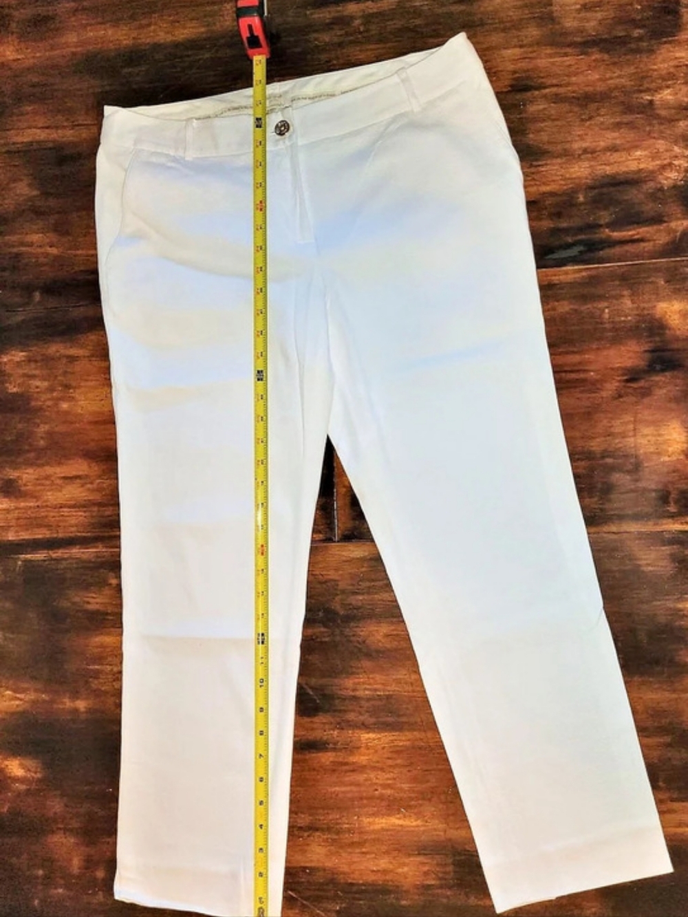 Kate Spade White Ankle Pants Cotton